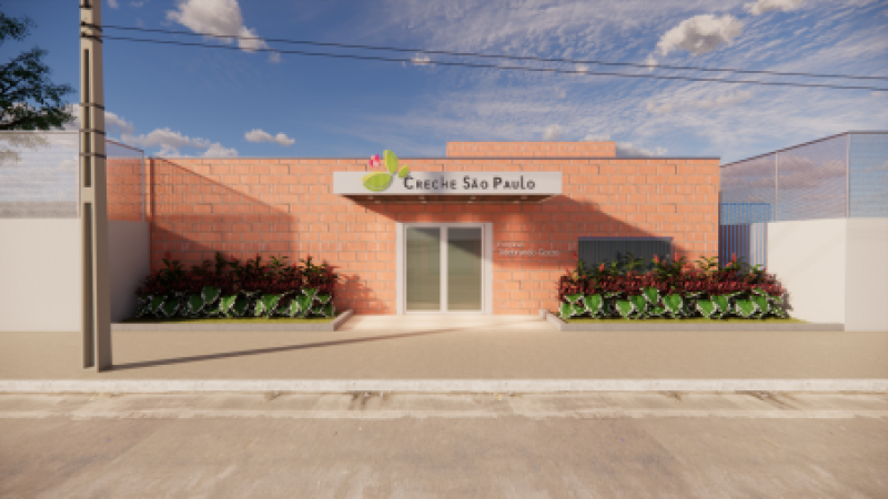 Ampliação da Creche São Paulo entra na fase de acabamento e projeta 69 novas vagas para 2027
