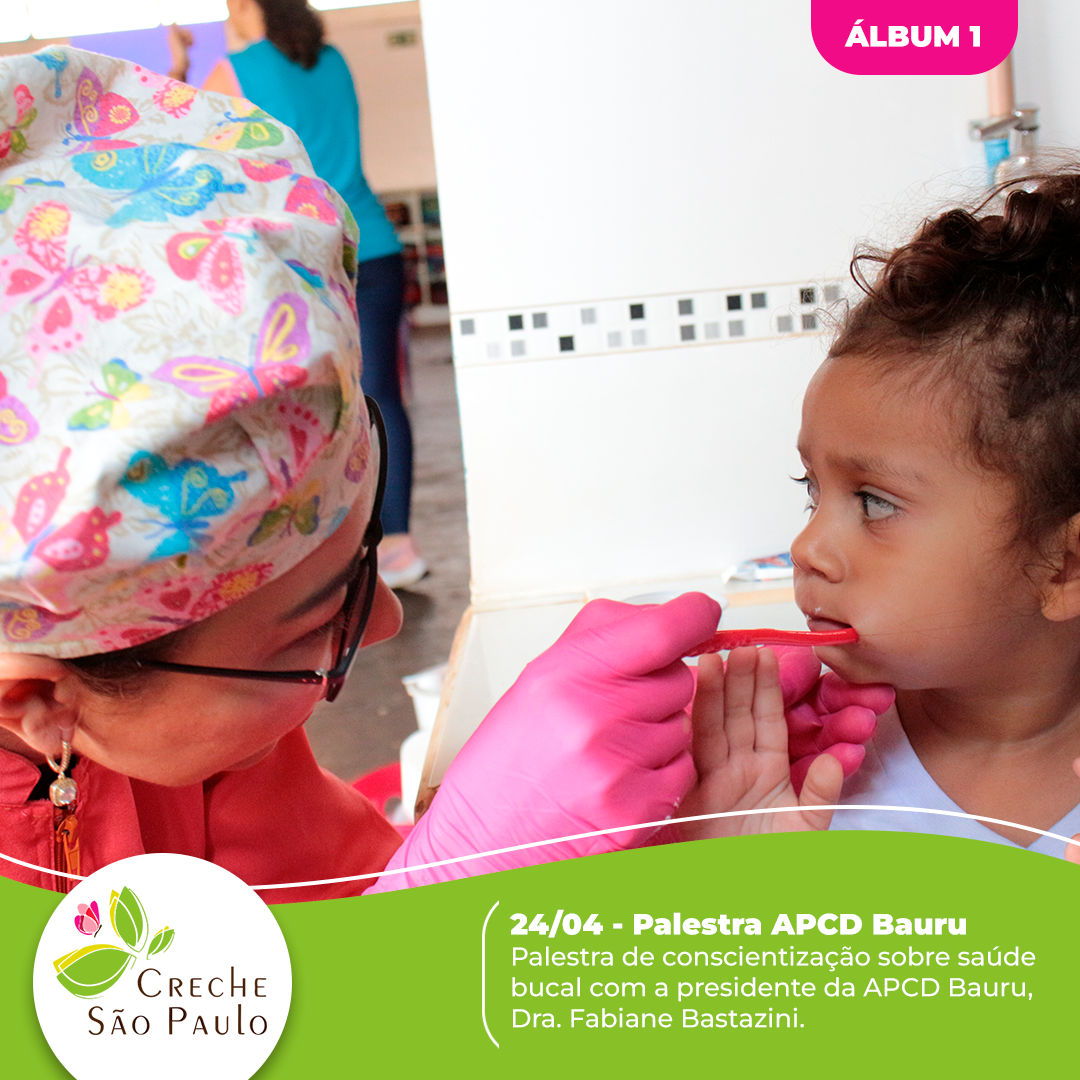 Palestra de conscientização sobre saúde bucal